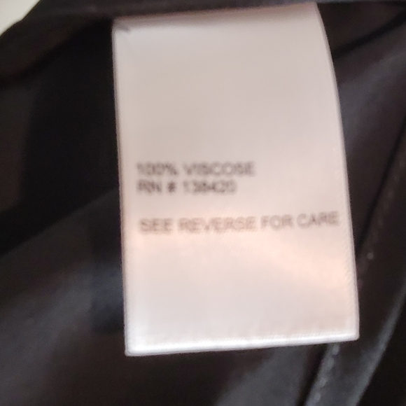 NWOT Etcetera Black Chiffon Sleeveless Blouse SIZE 00 - Picture 10 of 10